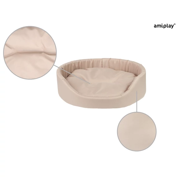 AP Basic Oval XL 72*63*16cm bézs