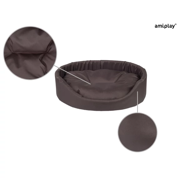 AP Basic Oval XXXL 100*89*19cm barna