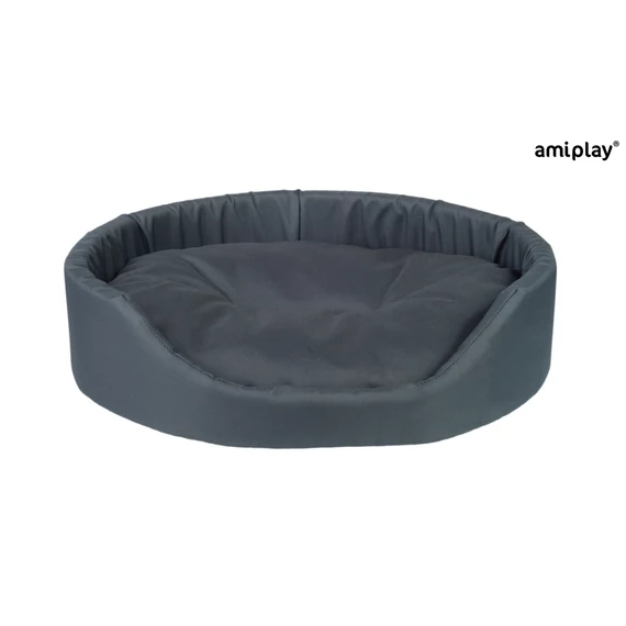 AP Basic Oval XXL 86*75*17,5cm szürke