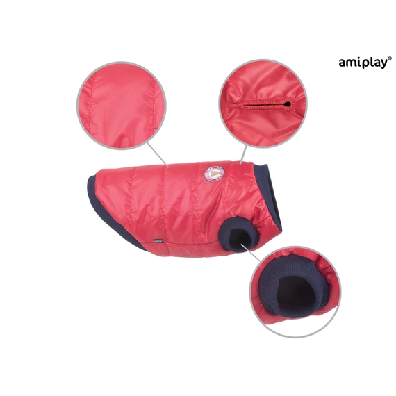 AP Jacket Bronx kutyakabát piros 25cm