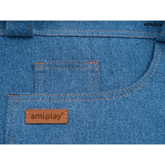 AP Denim Szállító táska L 42*26cm világoskék