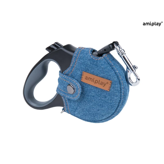 AP Denim Automata Póráz S 3m - 12kg világoskék