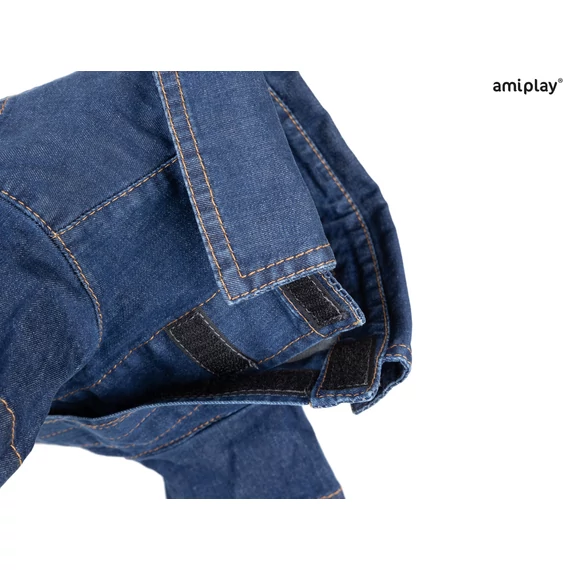 AP Denim kutya farmer póló 25cm sötétkék