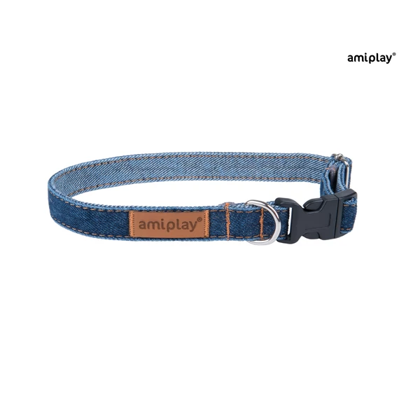 AP Denim nyakörv L 35-50*2cm sötétkék