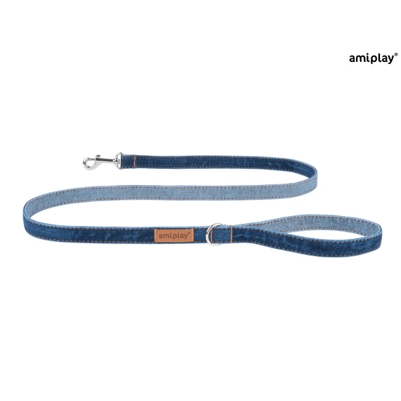 AP Denim póráz S 140*1cm sötétkék