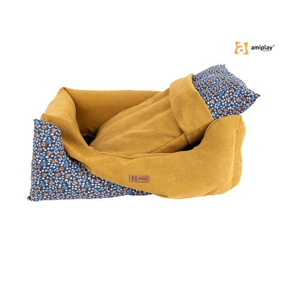 AP Moni Sofa Huzat M okkersárga 78x64x19cm
