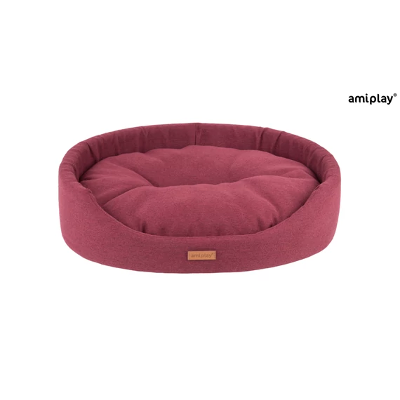AP Montana Oval fekhely L 58x50cm burgundi