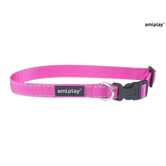 AP Reflective nyakörv XL 45-70*2,5cm pink