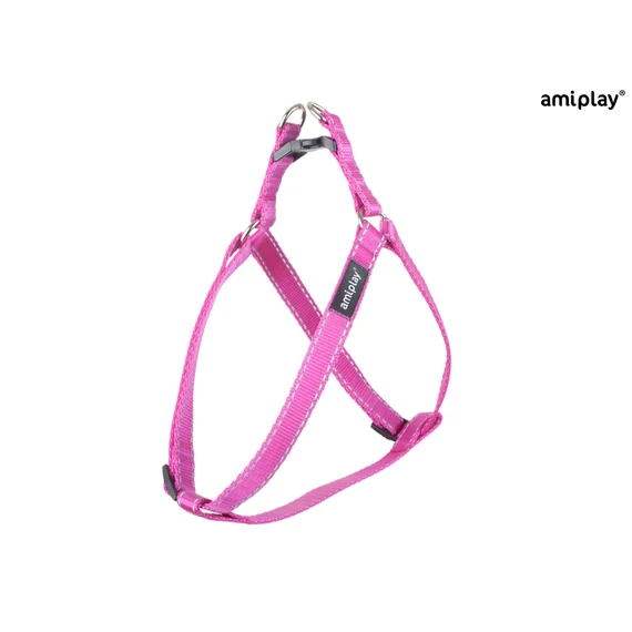 AP Reflective Y hám L 40-75*2cm pink