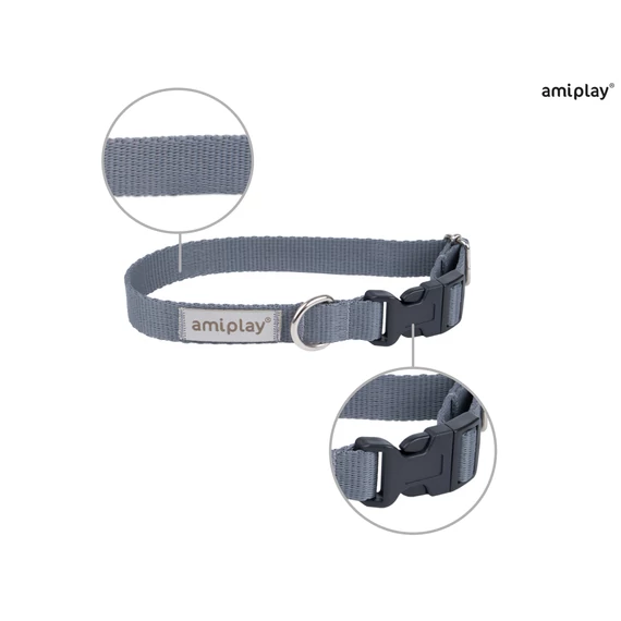 AP Samba nyakörv S 20-35*1,5cm szürke