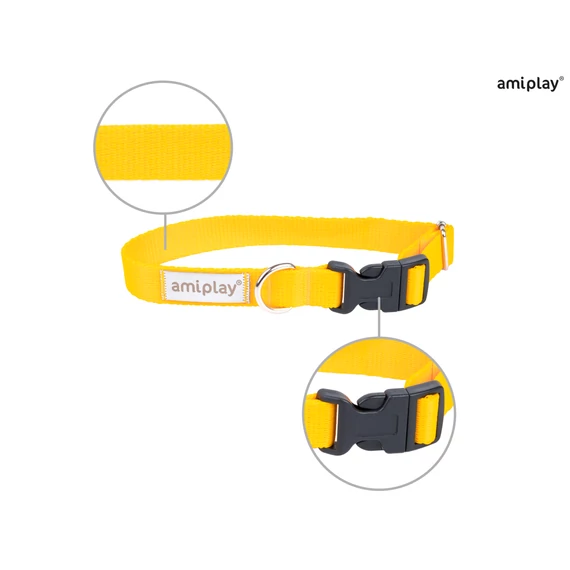 AP Samba nyakörv XS 18-30*1cm sárga