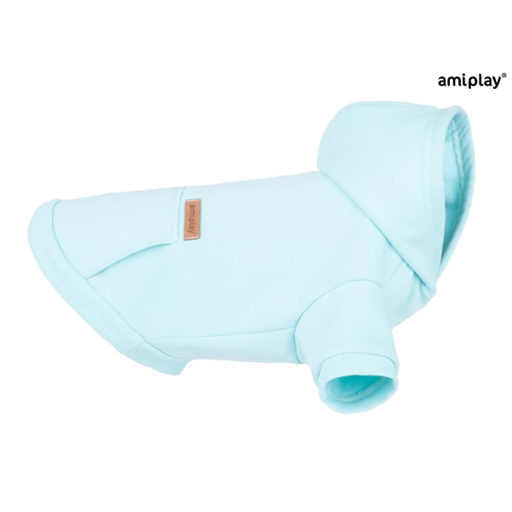 AP Texas kutya pulóver kapucnis kék 25cm