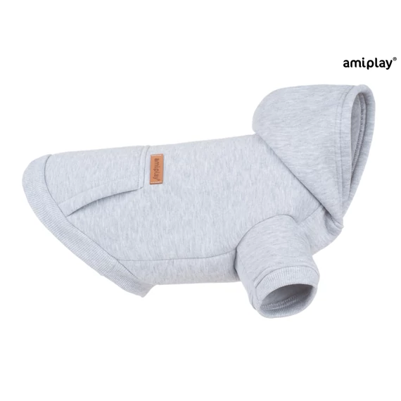 AP Texas kutya pulóver kapucnis szürke 25cm