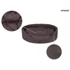 AP Basic Oval XXXL 100*89*19cm barna